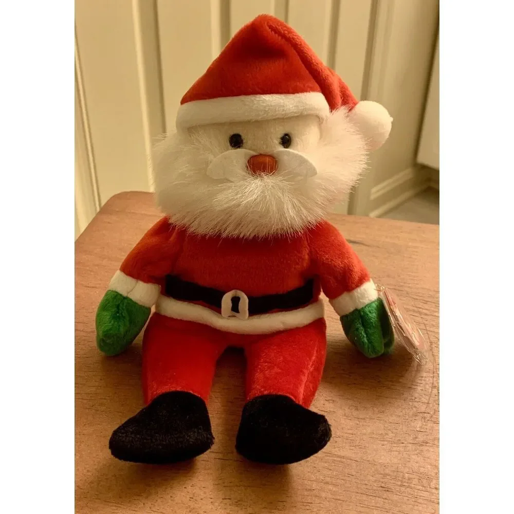TY BEANIE BABY SANTA 1998 WITH TAG ERRORS CHRISTMAS Vintage‎ Retired